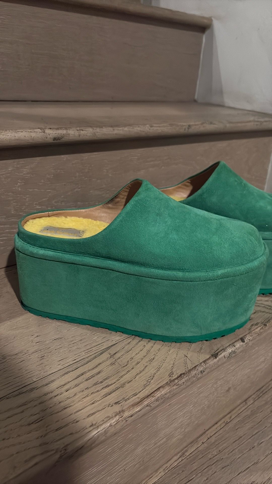 RARE UGG x Molly Goddard Shearling Slippers