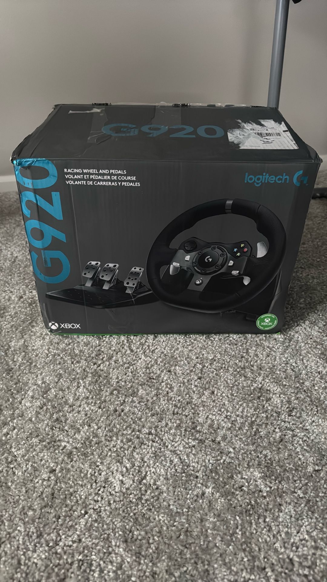 Xbox Racing Game Wheel Setup