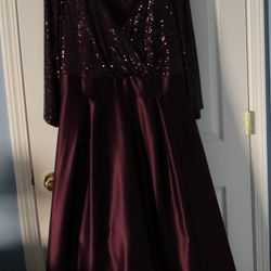 Formal Dress Size 20 W PURPLE