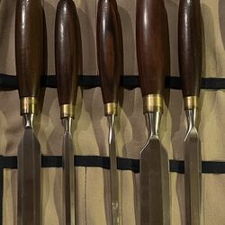 High Quality Vintage Hand Chisel Set Of 5