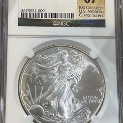 1996 MS69 SILVER EAGLE 🦅 NGC