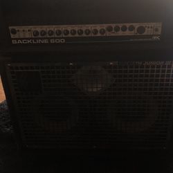 Bass Amp- GK Head, SWR Cab, Korg Rack Tuner, Road Case