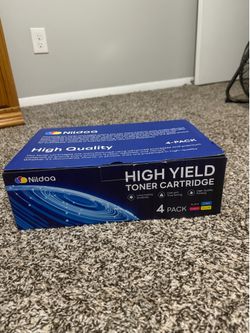 Nildoa TN227 High Yield Toner Cartridge 4-Pack
