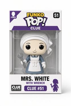 Funko Pop Clue Mrs. White with Wrench #51