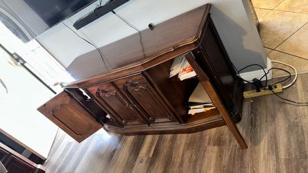 Dark Wood Buffet Sideboard Cabinet