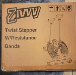Twist Stepper Machine with resistance bands