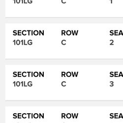 Dodgers vs Marlins 4/27 Monday LOGE Seating