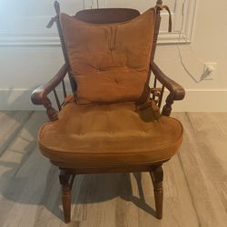 Antique Rocker With Springs