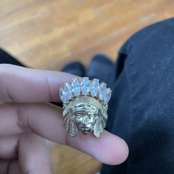 10k Solid Gold Indian Ring