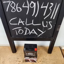 New Motorcycle Scooter Batteries 