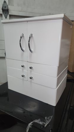 Beauty closet make up drawer