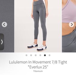 Lululemon In Movement 7/8 Tight Everlux 25"