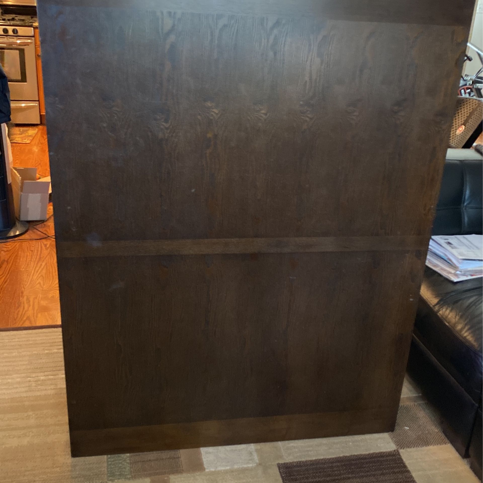 Huge Dark Wood Coffee Table