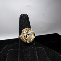 14k And Diamond Ring 