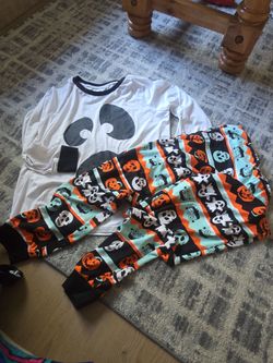 Halloween Pajama Set Long Sleeve med