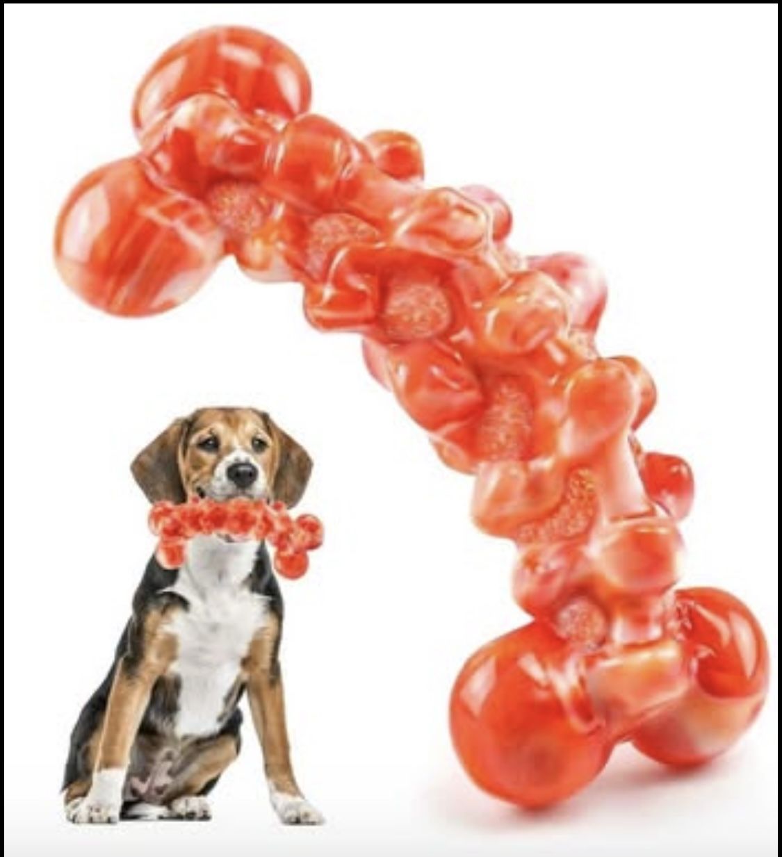 Dog Toys for Aggressive Chewers: Chew Toys for Training and Cleaning - Dog Toys  Orange