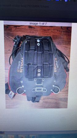 New Hollis side mount scuba BCD! Uncut! Model SMS 75C, Size LG-XL!