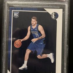 Very Nice PSA 10  2018 Panini Hoops Luka Doncic Rookie Card #268