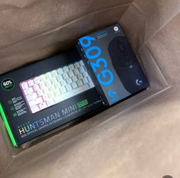 Razer Huntsman Mini Special Edition and Logitech G309 Lightspeed