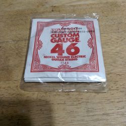 6 Pack; Ernie Ball Electric Guitar 🎸 Strings. EB 1146 .046 Nickel Wound Single. Length; 39.5"/Taper.