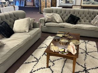 2 Large Sofás In Great Shape !! MCM Look .. 
