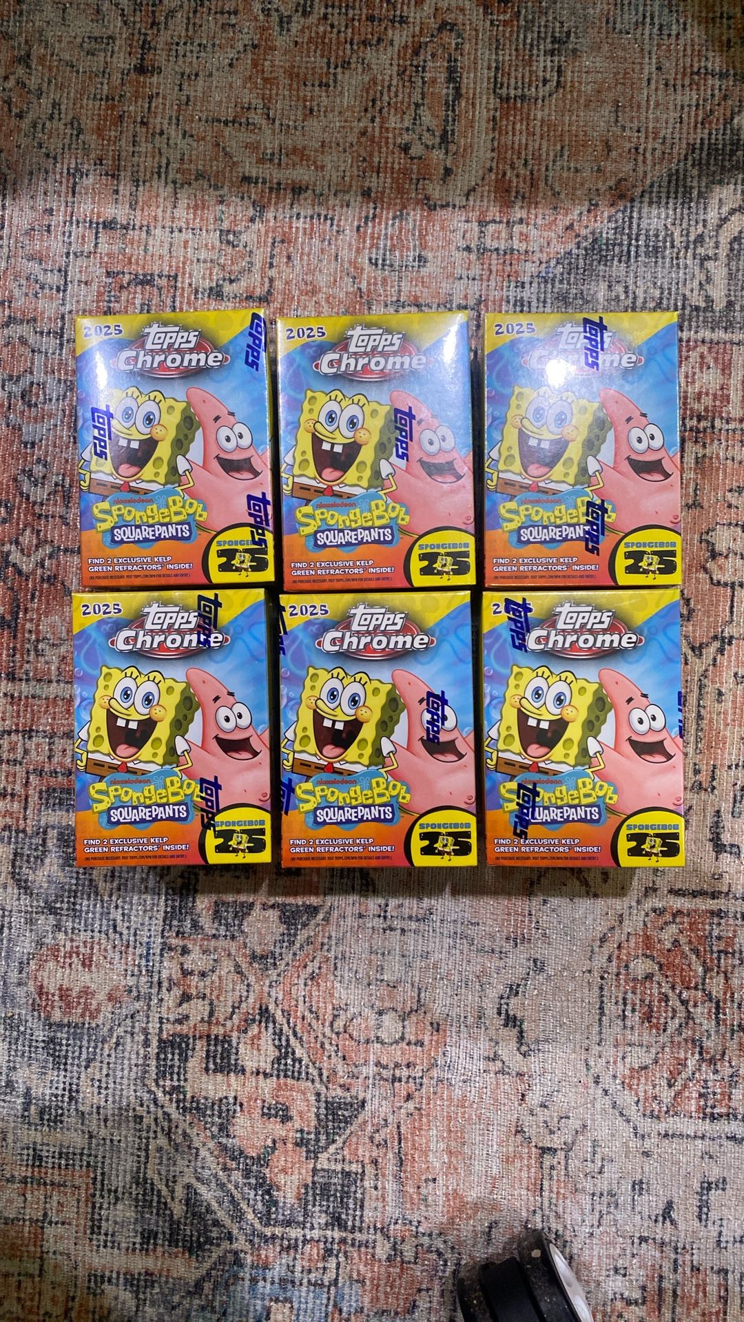 Topps Chrome SpongeBob Blasters 