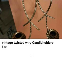 Vintage Candleholders 