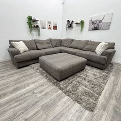 Gray Sectional Couch - Free Delivery 