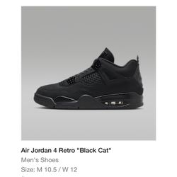 Nike Air Jordan 4 ‘Black Cat’ 
