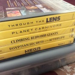 Collection New  Vintage Set,  DVDs Natural Geographic Sealed  2003-2009 Programs 