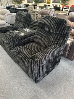 NEW CORDUROY, RECLINING SOFA AND LOVESEAT, INCLUDING FREE DELIVERY ORDER HERE PAY UPON ARRIVAL