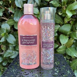 Thousand Wishes Body Shampoo & Body Mist Spray By Bath & Body Works