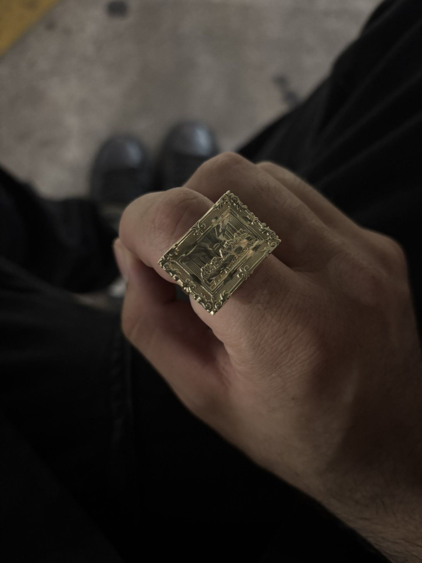 Last Supper Gold Ring 