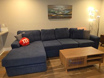 Living Spaces Couch and Coffee table