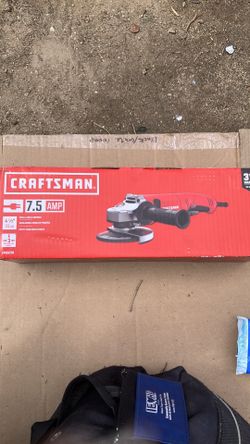 Craftsman corded angle grinder 4 1/2”