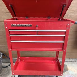 US General Tool Cart Toolbox 4 Drawer Rolling