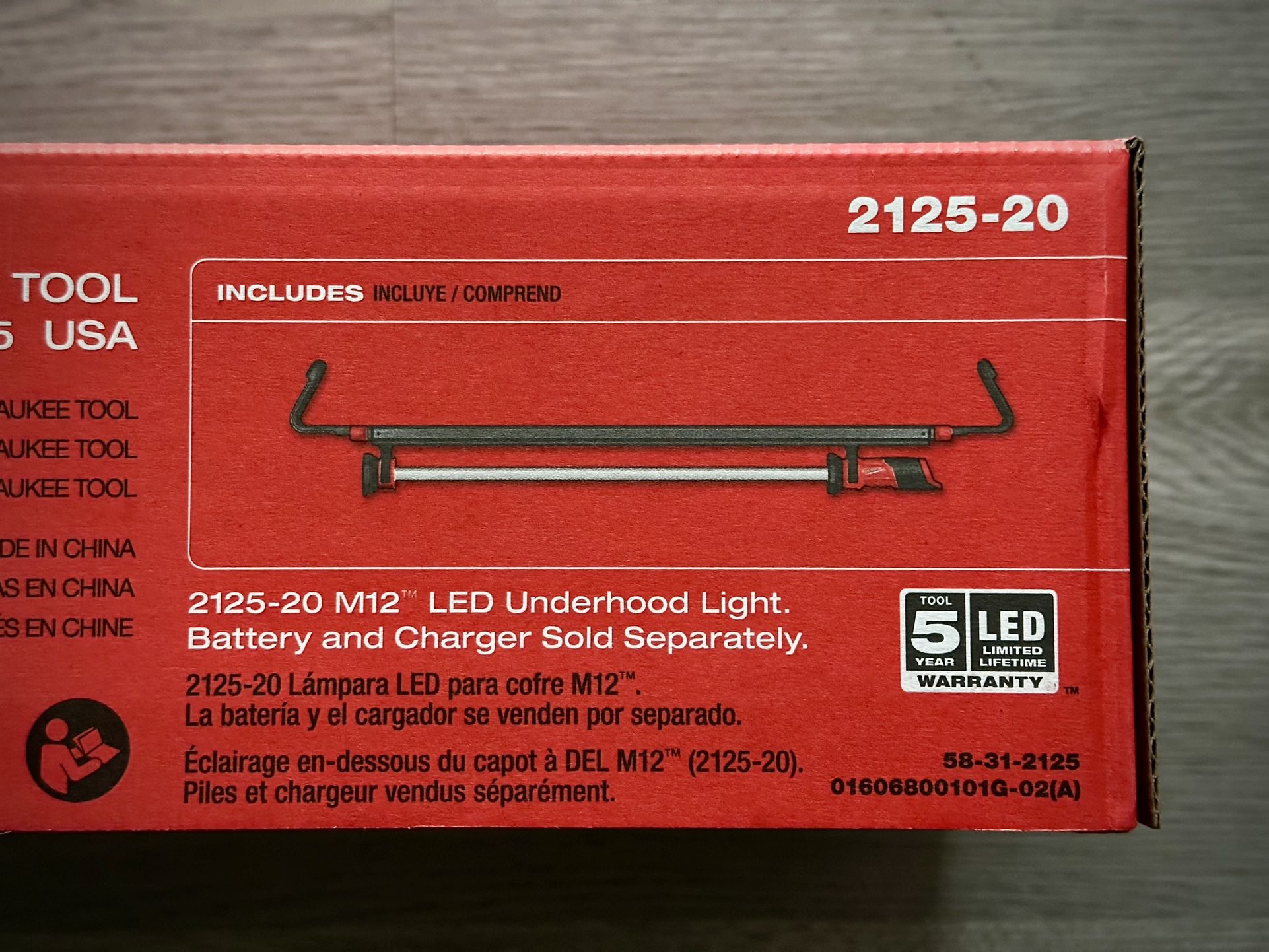 Milwaukee M12 Cordless LED Underhood Light (2125-20)