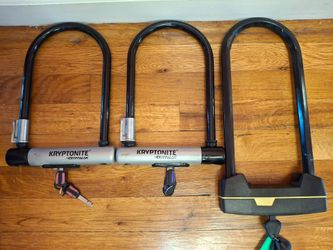 Kryptonite KryptoLok / Pentagon High Security 11" Bike/Scooter U-Locks