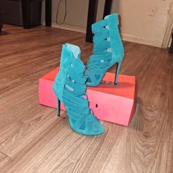 Teal Green Heels 