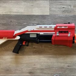 Nerf Gun Fortnite TS-R Tactical Shotgun Blaster Bossmerg-12 PUMP Red Works