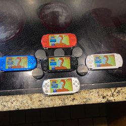 Psp Portable 3000 x 5 Colors 