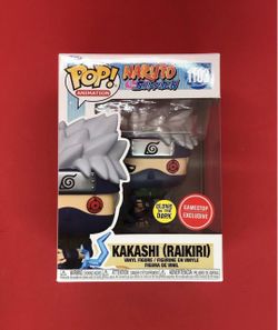 Funko Pop! Naruto Kakashi (Raikiri) Glows GITD #1103 - Gamestop Exclusive