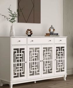 Sideboard Cabinet With Glass Doors