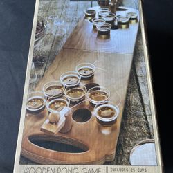 Wooden Pong Game