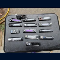 Lot Of 13 Car Stereo Face Plates 