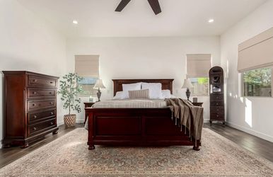 6 piece king bedroom furniture set