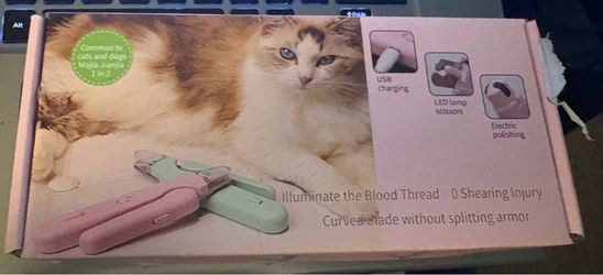 Rechargeable dog or cat nail trimmer