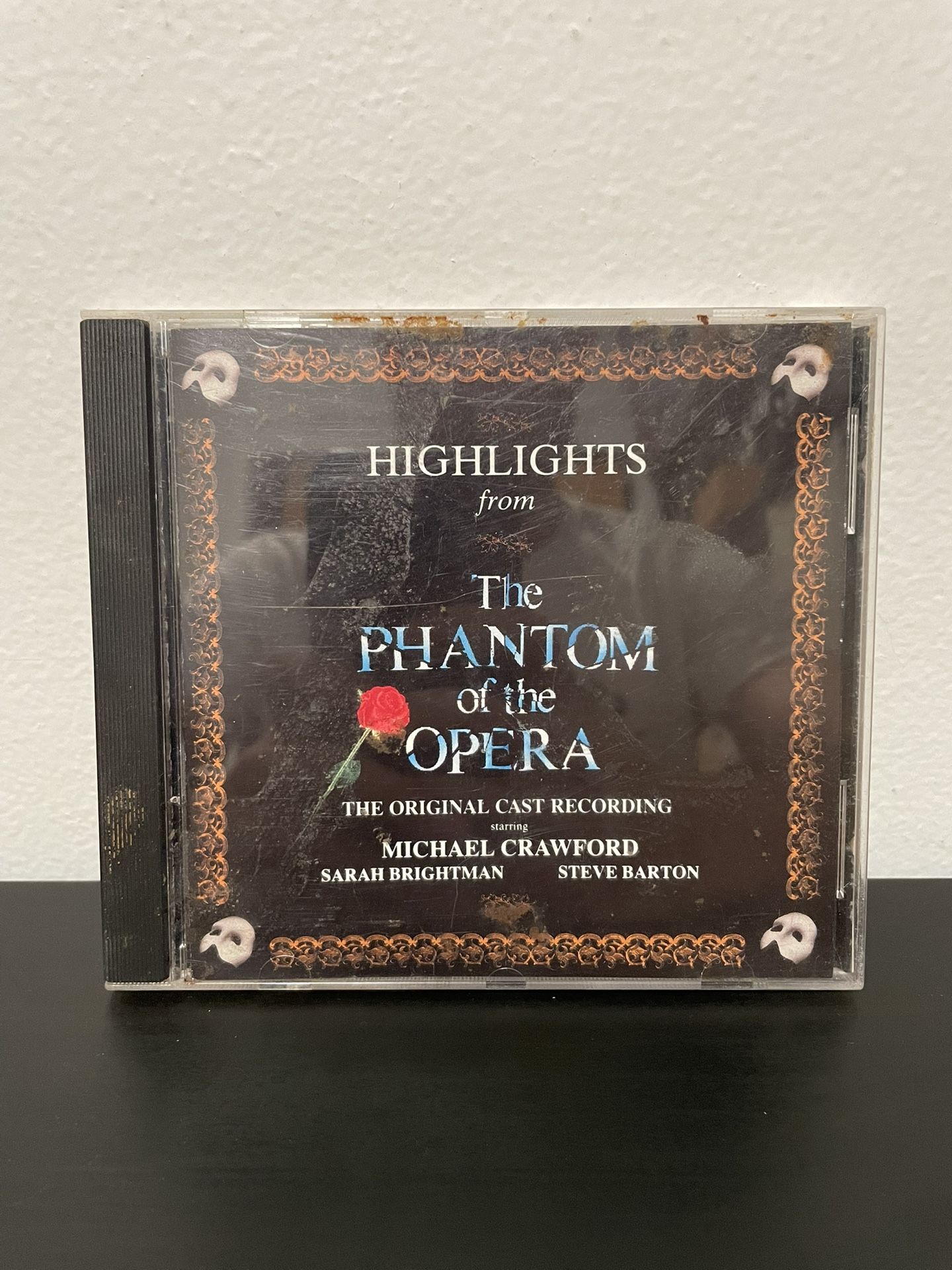 Highlights From The Phantom Of The Opera CD Album Soundtrack Vintage 80s 1987