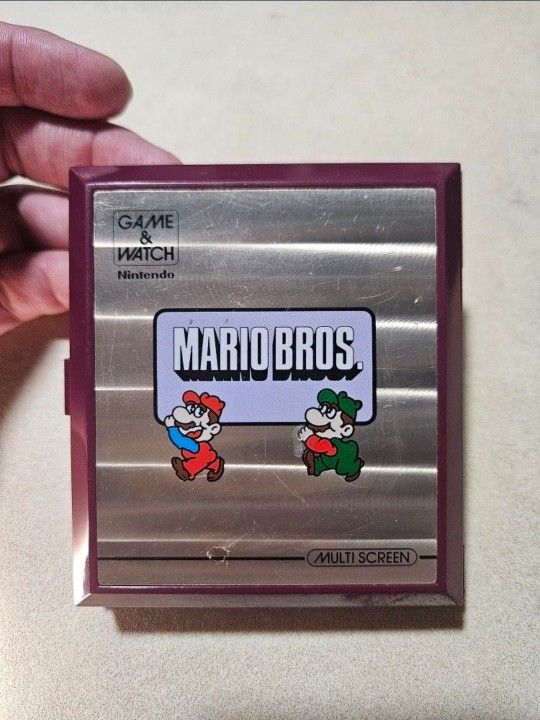Vintage Nintendo Mario Bros Game and Watch 1983