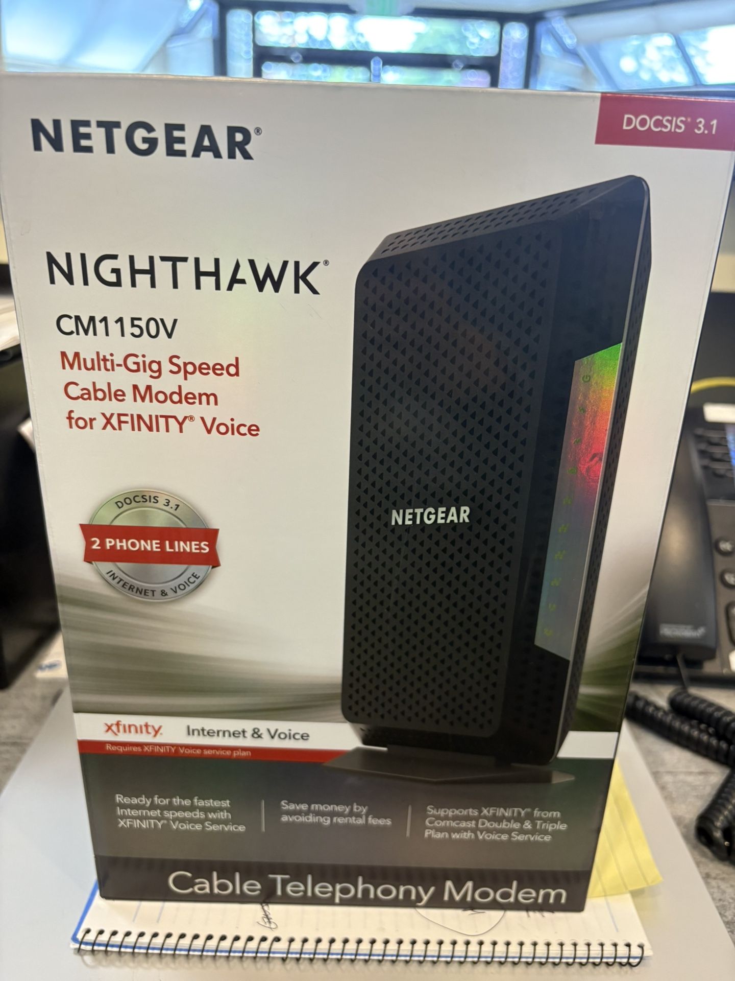 Nether Nighthawk- Cable Modem For Xfinity Voice